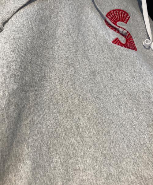 SUPREME（シュプリーム）SUPREME (シュプリーム) S LOGO HOODED SWEATSHIRT グレー サイズ:Lの古着・服飾アイテム