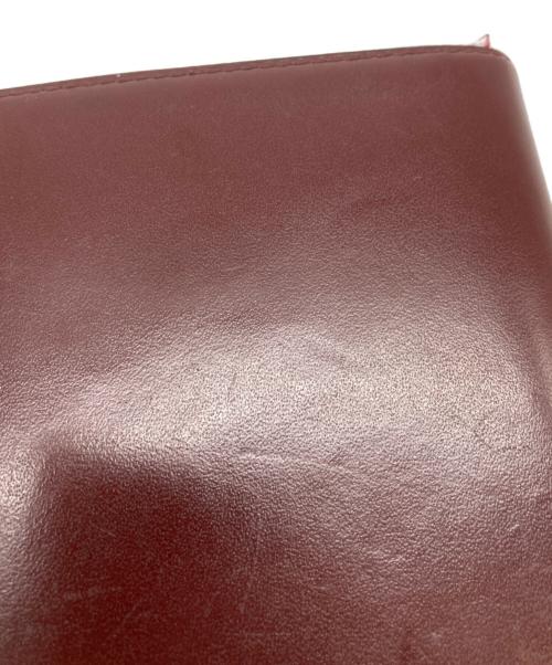 Cartier（カルティエ）Cartier (カルティエ) 2つ折りコンパクトウォレット レッドの古着・服飾アイテム