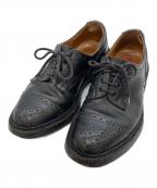 Tricker'sトリッカーズ）の古着「メダリオンシューズ」｜ブラック