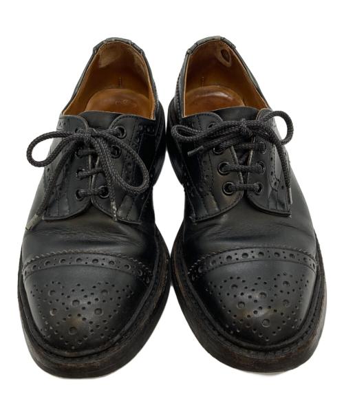 Tricker's（トリッカーズ）Tricker's (トリッカーズ) メダリオンシューズ ブラック サイズ:6.5の古着・服飾アイテム