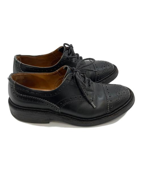 Tricker's（トリッカーズ）Tricker's (トリッカーズ) メダリオンシューズ ブラック サイズ:6.5の古着・服飾アイテム