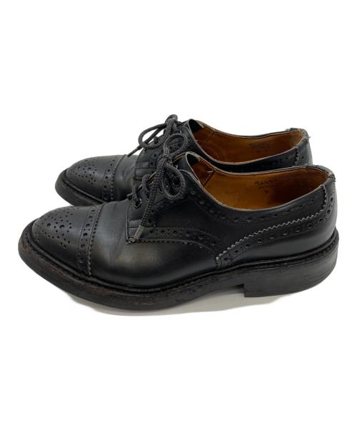 Tricker's（トリッカーズ）Tricker's (トリッカーズ) メダリオンシューズ ブラック サイズ:6.5の古着・服飾アイテム