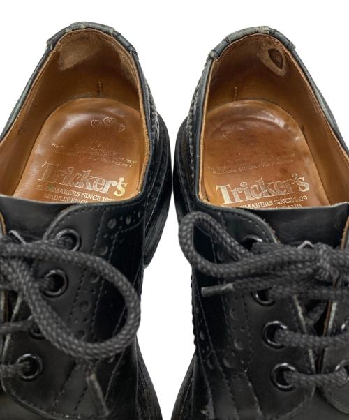 Tricker's（トリッカーズ）Tricker's (トリッカーズ) メダリオンシューズ ブラック サイズ:6.5の古着・服飾アイテム