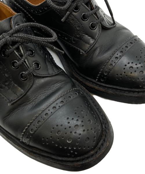 Tricker's（トリッカーズ）Tricker's (トリッカーズ) メダリオンシューズ ブラック サイズ:6.5の古着・服飾アイテム