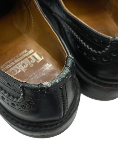 Tricker's（トリッカーズ）Tricker's (トリッカーズ) メダリオンシューズ ブラック サイズ:6.5の古着・服飾アイテム