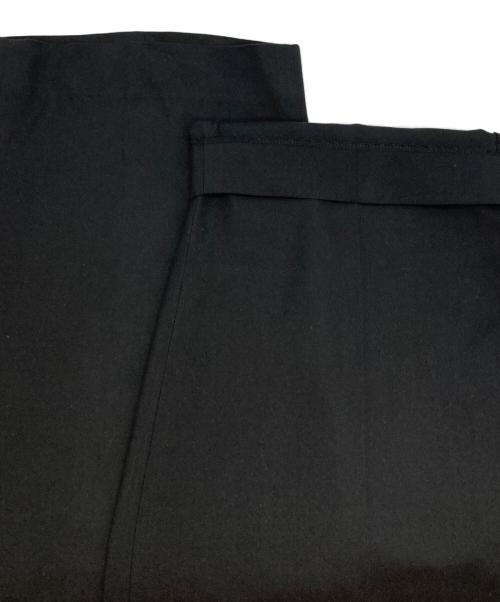 ATON（エイトン）ATON (エイトン) シルクタックワイドバギースラックス ブラック サイズ:06の古着・服飾アイテム