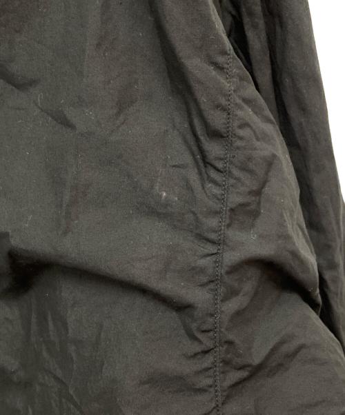 ATON（エイトン）ATON (エイトン) SHRINK BROAD OVERSIZED SHIRT ブラック サイズ:02の古着・服飾アイテム