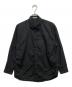 ATON（エイトン）の古着「SHRINK BROAD OVERSIZED SHIRT」｜ブラック