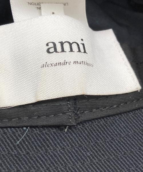 AMI Alexandre Mattiussi（アミアレクサンドルマテュッシ）AMI Alexandre Mattiussi (アミアレクサンドルマテュッシ) バケットハット ブラック サイズ:1の古着・服飾アイテム