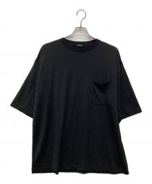 COMOLI（コモリ）の古着「サマーウール半袖Tシャツ」｜ブラック