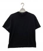 COMOLIコモリ）の古着「コットンジャージ 半袖Tシャツ」｜ブラック