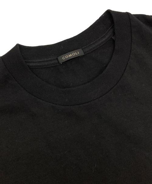 COMOLI（コモリ）COMOLI (コモリ) コットンジャージ 半袖Tシャツ ブラック サイズ:3の古着・服飾アイテム