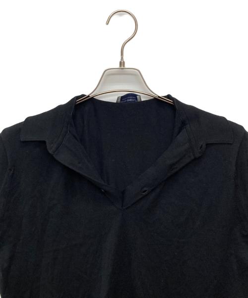 JOHN SMEDLEY（ジョンスメドレー）JOHN SMEDLEY (ジョンスメドレー) シーアイランドコットンニットポロシャツ ブラック サイズ:Lの古着・服飾アイテム