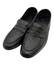 IL MOCASSINO（イルモカシーノ）の古着「ディアスキン ローファー」｜ブラック