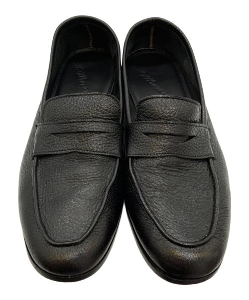 IL MOCASSINO（イルモカシーノ）IL MOCASSINO (イルモカシーノ) ディアスキン ローファー ブラック サイズ:42の古着・服飾アイテム