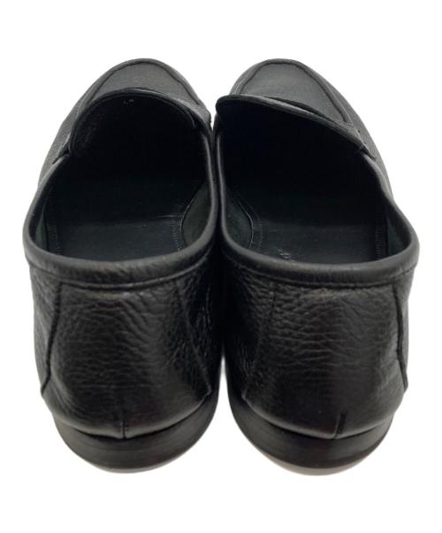 IL MOCASSINO（イルモカシーノ）IL MOCASSINO (イルモカシーノ) ディアスキン ローファー ブラック サイズ:42の古着・服飾アイテム
