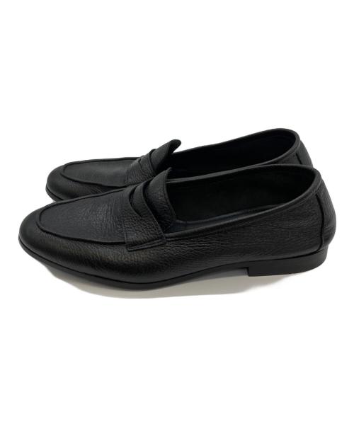 IL MOCASSINO（イルモカシーノ）IL MOCASSINO (イルモカシーノ) ディアスキン ローファー ブラック サイズ:42の古着・服飾アイテム