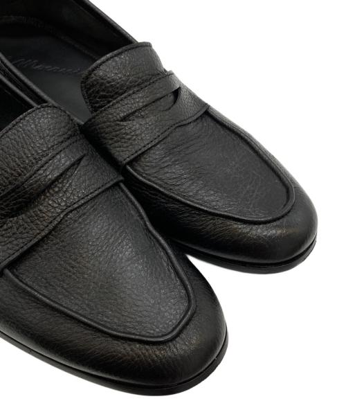 IL MOCASSINO（イルモカシーノ）IL MOCASSINO (イルモカシーノ) ディアスキン ローファー ブラック サイズ:42の古着・服飾アイテム