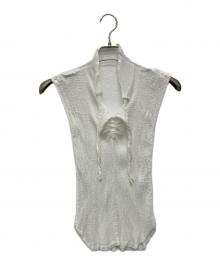 me ISSEY MIYAKE（ミーイッセイ ミヤケ）の古着「シワプリーツブラウス」｜ホワイト