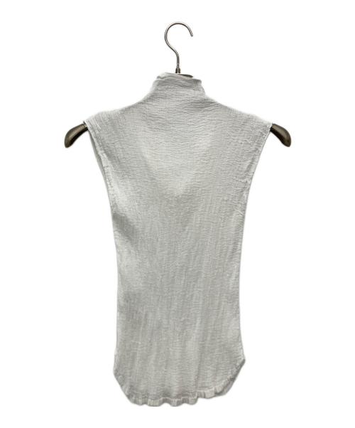 me ISSEY MIYAKE（ミーイッセイ ミヤケ）me ISSEY MIYAKE (ミーイッセイ ミヤケ) シワプリーツブラウス ホワイト サイズ:freeの古着・服飾アイテム