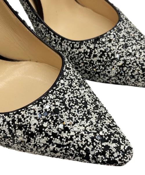 JIMMY CHOO（ジミーチュウ）JIMMY CHOO (ジミーチュウ) Romy ポインテッドトゥパンプス ホワイト×ブラック サイズ:35・1/2の古着・服飾アイテム