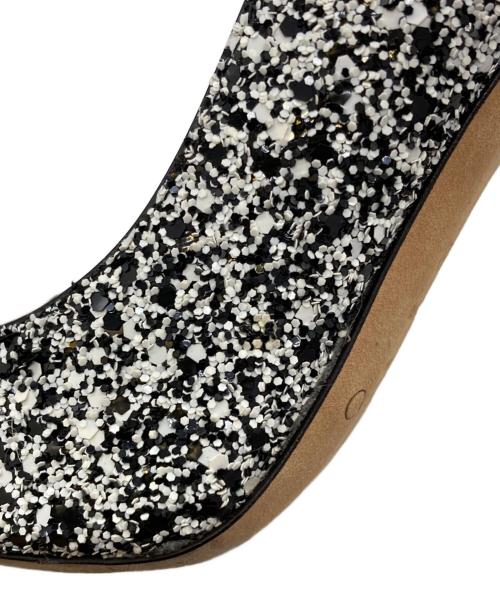 JIMMY CHOO（ジミーチュウ）JIMMY CHOO (ジミーチュウ) Romy ポインテッドトゥパンプス ホワイト×ブラック サイズ:35・1/2の古着・服飾アイテム