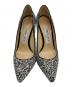 JIMMY CHOO (ジミーチュウ) Romy ポインテッドトゥパンプス ホワイト×ブラック サイズ:35・1/2：10000円