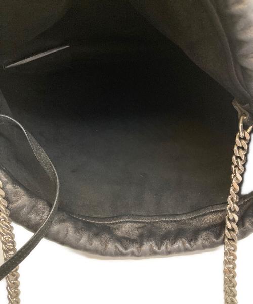 Saint Laurent Paris（サンローランパリ）Saint Laurent Paris (サンローランパリ) Teddy Bucket Bag ブラックの古着・服飾アイテム