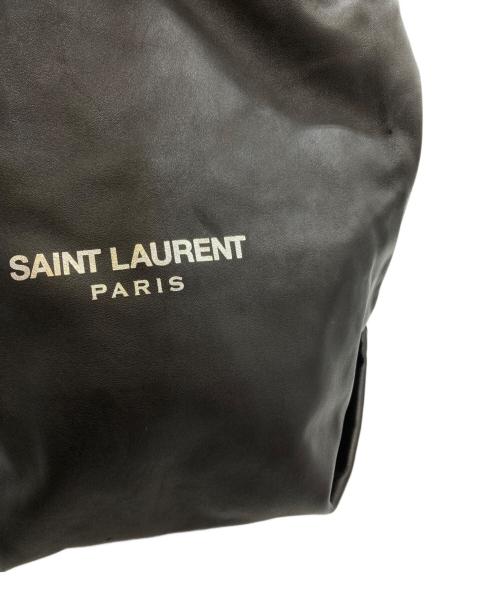 Saint Laurent Paris（サンローランパリ）Saint Laurent Paris (サンローランパリ) Teddy Bucket Bag ブラックの古着・服飾アイテム