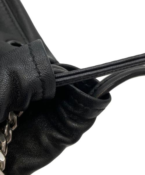 Saint Laurent Paris（サンローランパリ）Saint Laurent Paris (サンローランパリ) Teddy Bucket Bag ブラックの古着・服飾アイテム