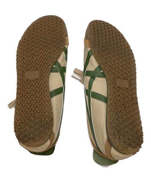 Onitsuka Tiger（オニツカタイガー）Onitsuka Tiger (オニツカタイガー) MEXICO66ローカットスニーカー ベージュ サイズ:27.5の古着・服飾アイテム
