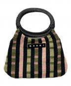 MARNIマルニ）の古着「MARNI MARKET BOAT/BOMH0003Q0」｜ピンク×グリーン