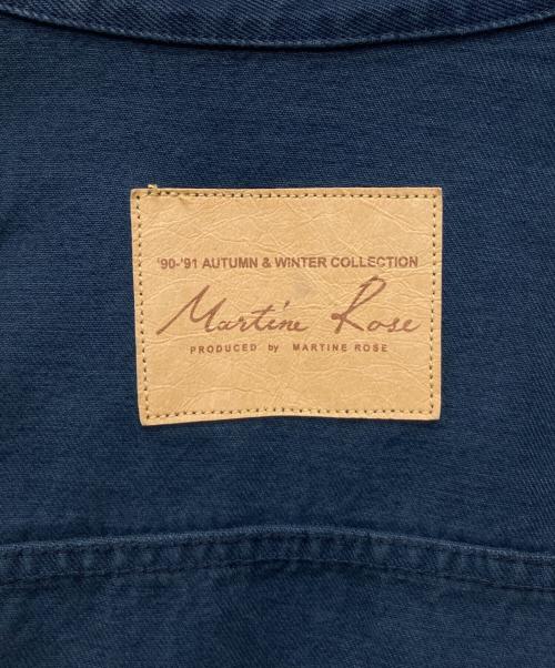 MARTINE ROSE（マーティン・ローズ）MARTINE ROSE (マーティン・ローズ) デニムトラッカージャケット/M18530BL805 ブラック サイズ:Ｍの古着・服飾アイテム