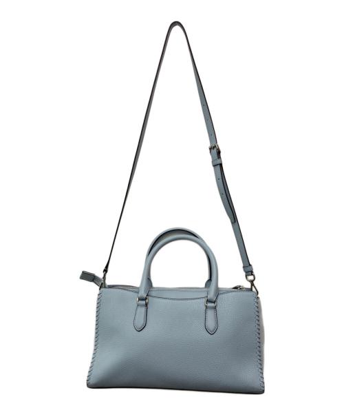 MICHAEL KORS（マイケルコース）MICHAEL KORS (マイケルコース) トップジップ サッチェル ミディアム ブルーの古着・服飾アイテム