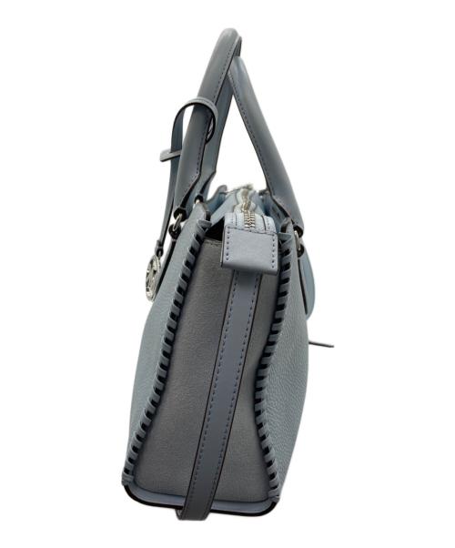 MICHAEL KORS（マイケルコース）MICHAEL KORS (マイケルコース) トップジップ サッチェル ミディアム ブルーの古着・服飾アイテム