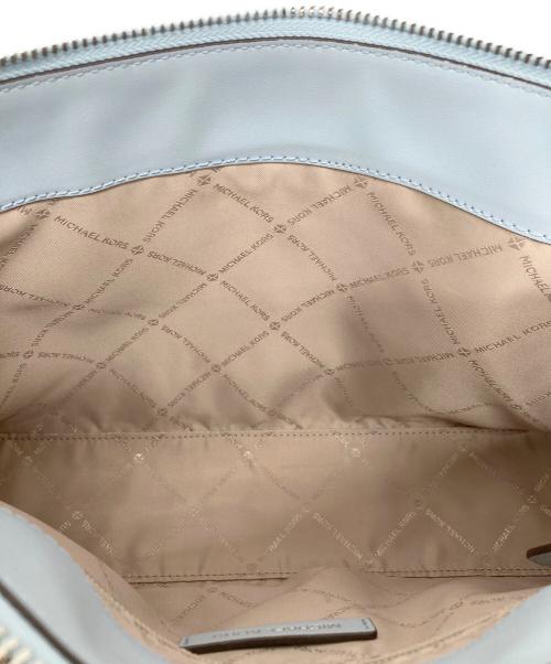 MICHAEL KORS（マイケルコース）MICHAEL KORS (マイケルコース) トップジップ サッチェル ミディアム ブルーの古着・服飾アイテム