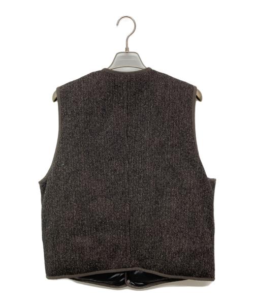 Subculture（サブカルチャー）Subculture (サブカルチャー) BEACH CLOTH DOWN VEST ブラウン サイズ:1の古着・服飾アイテム
