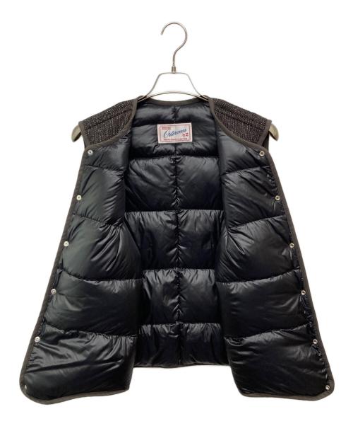 Subculture（サブカルチャー）Subculture (サブカルチャー) BEACH CLOTH DOWN VEST ブラウン サイズ:1の古着・服飾アイテム