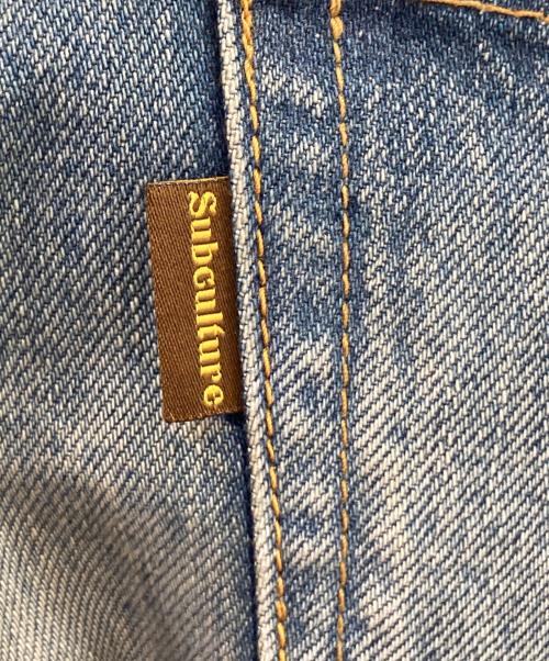 Subculture（サブカルチャー）Subculture (サブカルチャー) 66 加工セルヴィッジデニムパンツ インディゴ サイズ:2の古着・服飾アイテム