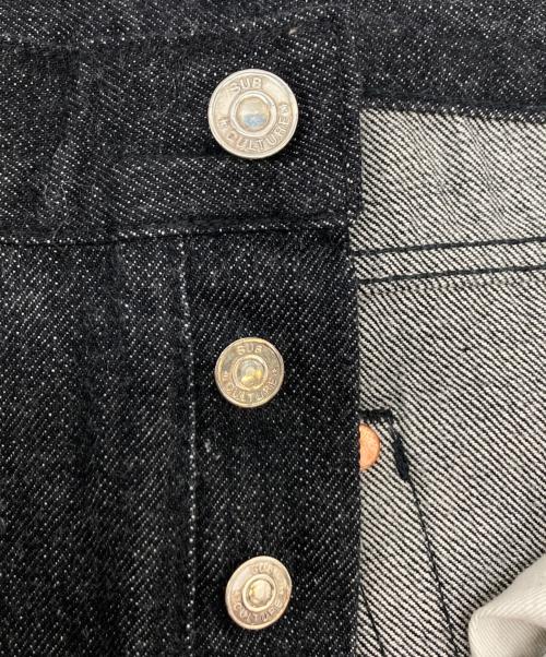 Subculture（サブカルチャー）Subculture (サブカルチャー) DENIM PANTS S01XX BLACK / RIGID ブラック サイズ:W32の古着・服飾アイテム