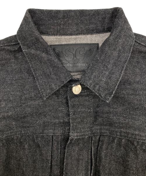 Subculture（サブカルチャー）Subculture (サブカルチャー) S06XX BLACK DENIM JACKET ブラック サイズ:46の古着・服飾アイテム