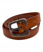 VINTAGE WORKSヴィンテージワークス）の古着「Leather belt 7Hole/DH5536」｜ブラウン
