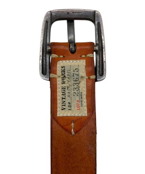 VINTAGE WORKS（ヴィンテージワークス）VINTAGE WORKS (ヴィンテージワークス) Leather belt 7Hole/DH5536 ブラウン サイズ:SIZE 33/84の古着・服飾アイテム
