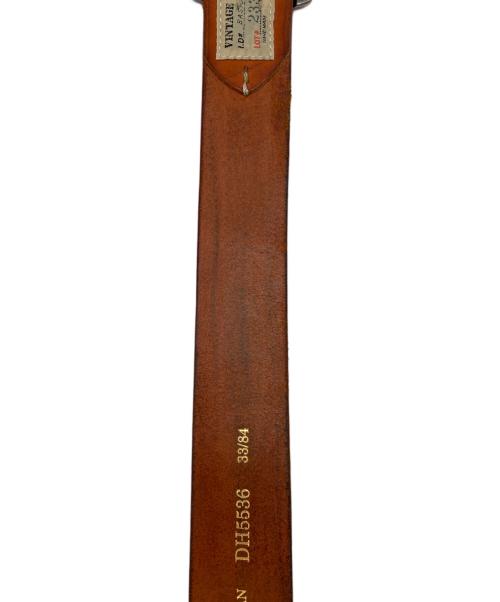 VINTAGE WORKS（ヴィンテージワークス）VINTAGE WORKS (ヴィンテージワークス) Leather belt 7Hole/DH5536 ブラウン サイズ:SIZE 33/84の古着・服飾アイテム