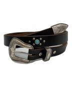 htcエイチティーシー）の古着「SD Belt #Western B TQ」｜ブラック