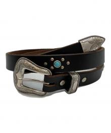 htc（エイチティーシー）の古着「SD Belt #Western B TQ」｜ブラック