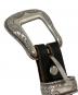 中古・古着 htc (エイチティーシー) SD Belt #Western B TQ ブラック サイズ:34：50000円
