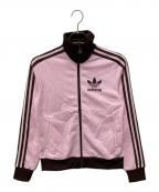 adidasアディダス）の古着「Beckenbauer Track Jacket」｜ブラウン×ピンク
