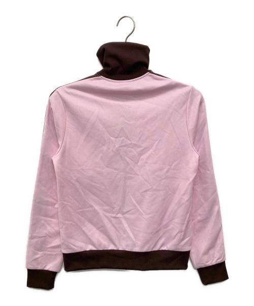 adidas（アディダス）adidas (アディダス) Beckenbauer Track Jacket ブラウン×ピンク サイズ:Ｍの古着・服飾アイテム