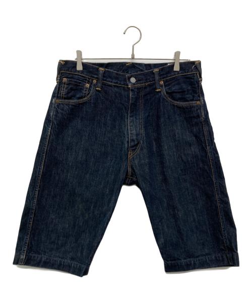 EVISU（エヴィス）EVISU (エヴィス) 7001 カモメペイントデニムハーフパンツ/7001 インディゴ サイズ:W32の古着・服飾アイテム